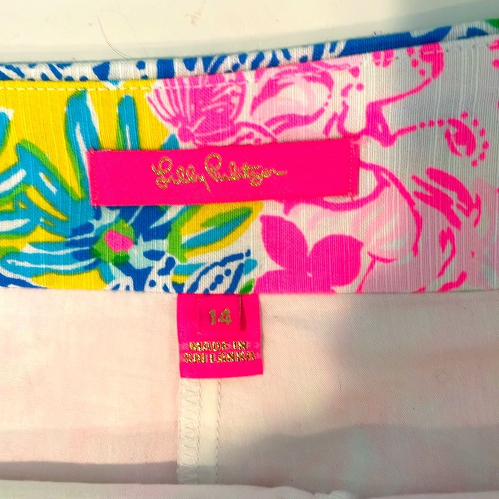 Lilly Pulitzer floral skort - Picture 4 of 4